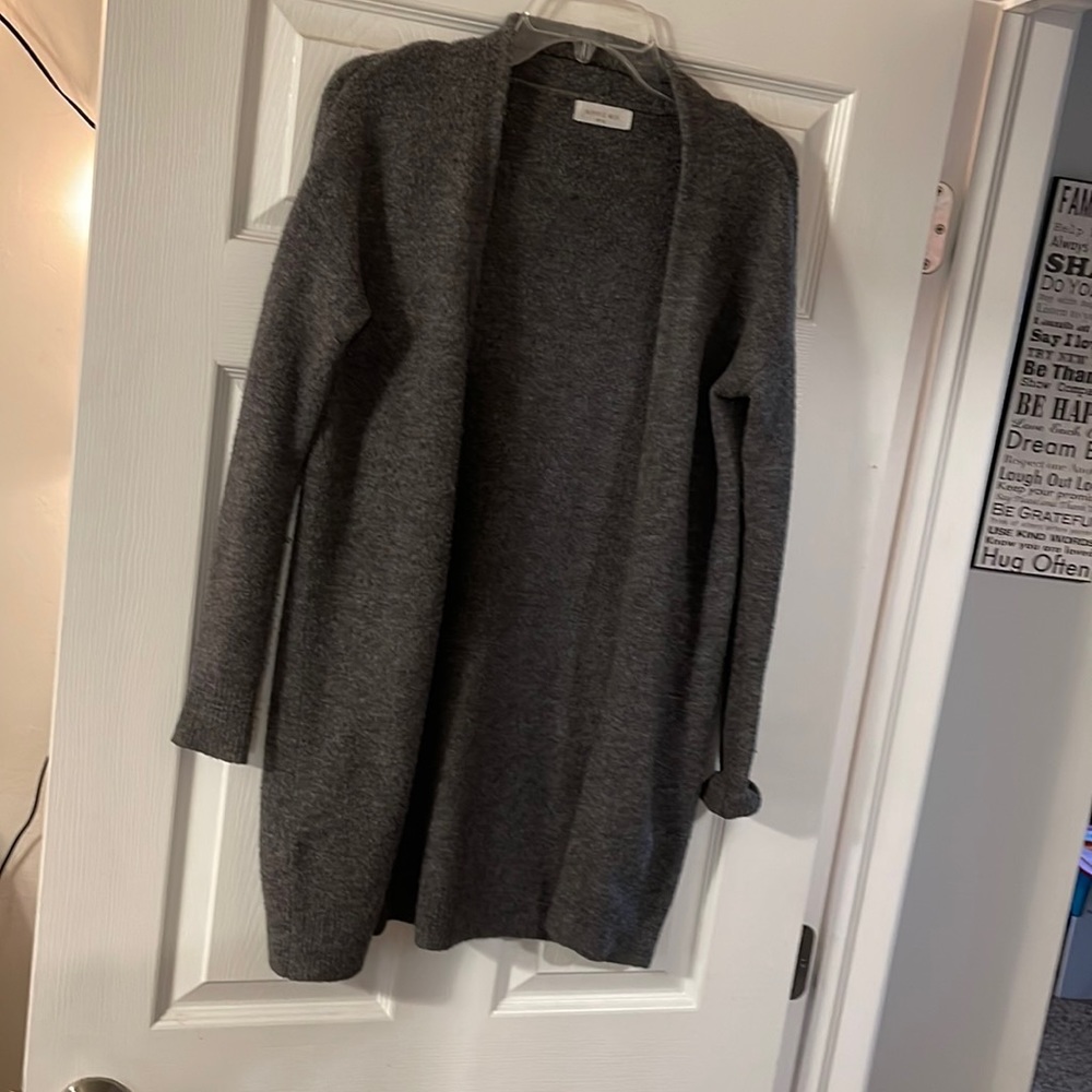 Gray sweater like cardigan, XS